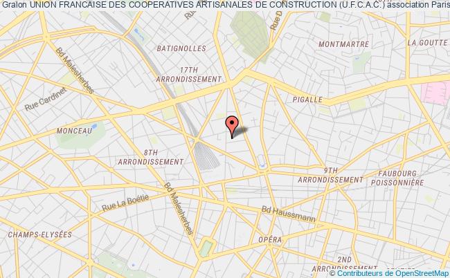 plan association Union Francaise Des Cooperatives Artisanales De Construction (u.f.c.a.c.) Paris