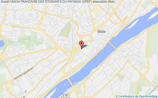 plan association Union Francaise Des Etudiants Du Paysage (ufep) Blois