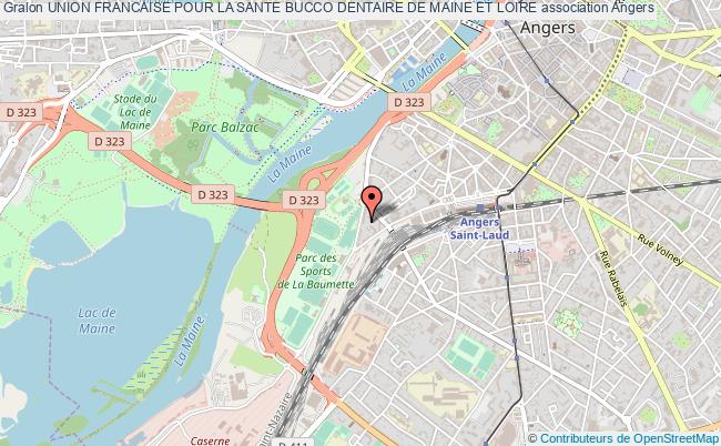 plan association Union Francaise Pour La Sante Bucco Dentaire De Maine Et Loire Angers