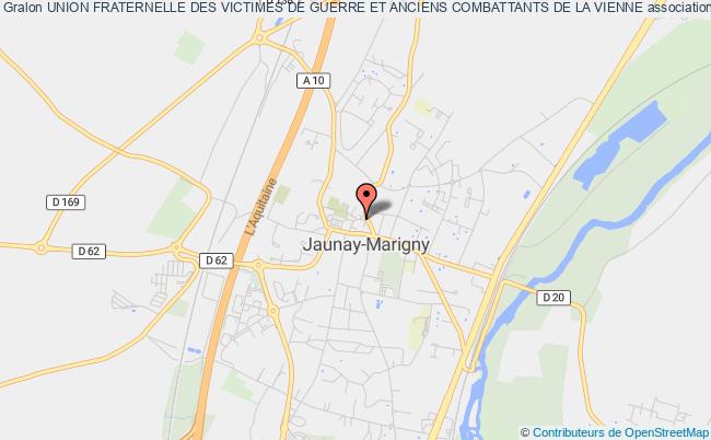 plan association Union Fraternelle Des Victimes De Guerre Et Anciens Combattants De La Vienne Jaunay-Marigny