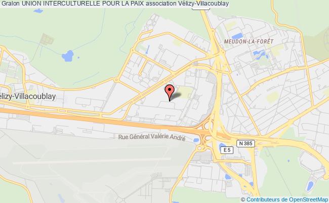 plan association Union Interculturelle Pour La Paix Vélizy-Villacoublay