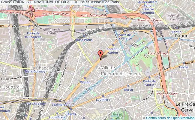 plan association Union International De Qipao De Paris Paris