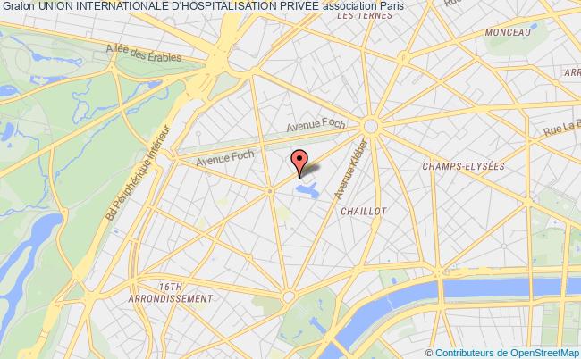 plan association Union Internationale D'hospitalisation Privee Paris
