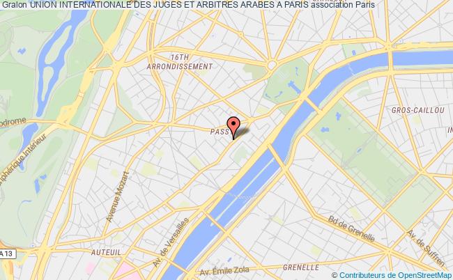 plan association Union Internationale Des Juges Et Arbitres Arabes A Paris PARIS