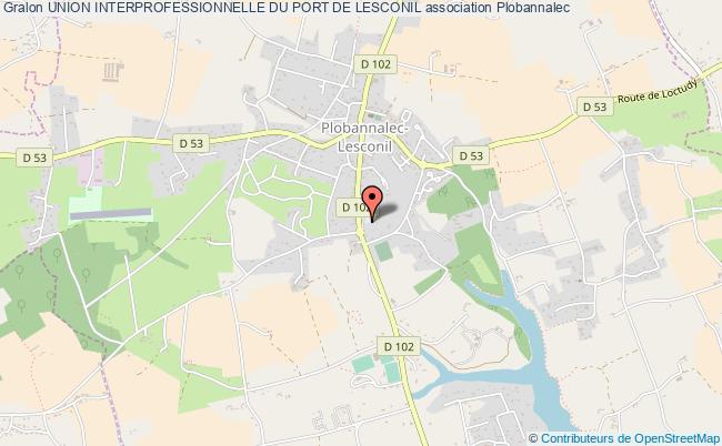 plan association Union Interprofessionnelle Du Port De Lesconil Plobannalec-Lesconil