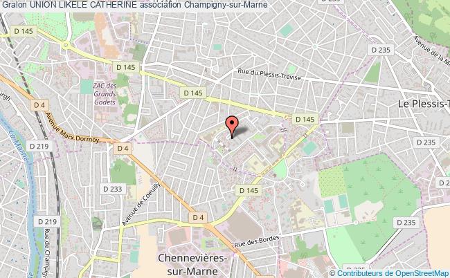 plan association Union Likele Catherine Champigny-sur-Marne