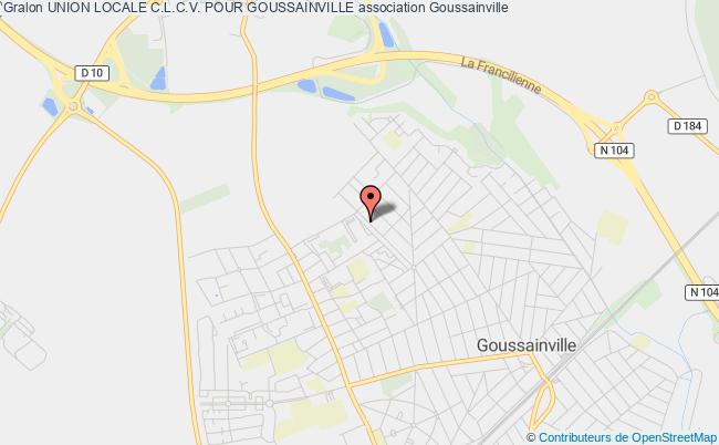 plan association Union Locale C.l.c.v. Pour Goussainville Goussainville