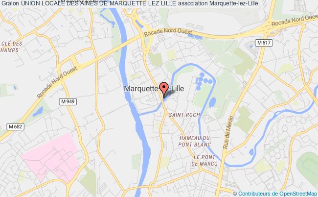 plan association Union Locale Des Aines De Marquette Lez Lille Marquette-lez-Lille