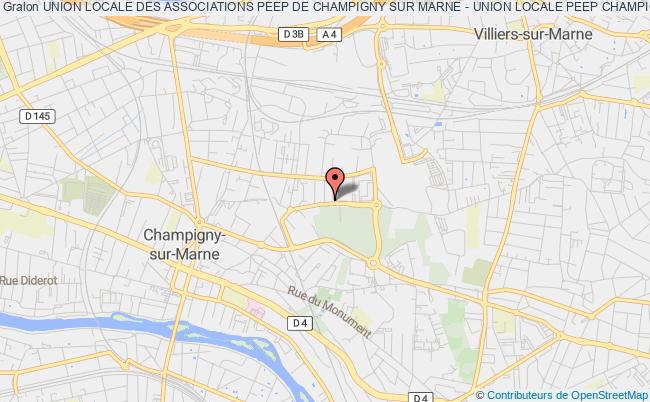 plan association Union Locale Des Associations Peep De Champigny Sur Marne - Union Locale Peep Champigny Champigny-sur-Marne