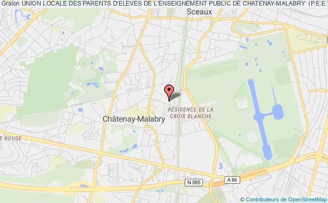 UNION LOCALE DES PARENTS D'ELEVES DE L'ENSEIGNEMENT PUBLIC DE CHATENAY-MALABRY  (P.E.E.P CHATENAY)