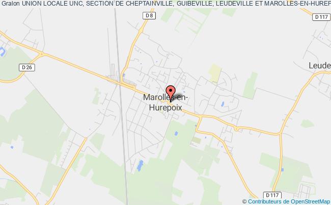 plan association Union Locale Unc, Section De Cheptainville, Guibeville, Leudeville Et Marolles-en-hurepoix Marolles-en-Hurepoix