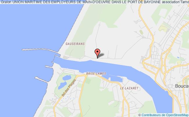 plan association Union Maritime Des Employeurs De Main-d'oeuvre Dans Le Port De Bayonne Tarnos