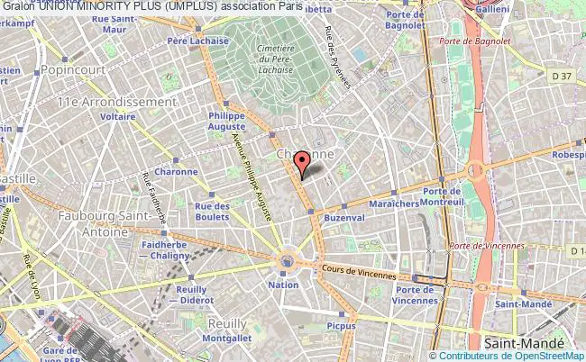 plan association Union Minority Plus (umplus) Paris