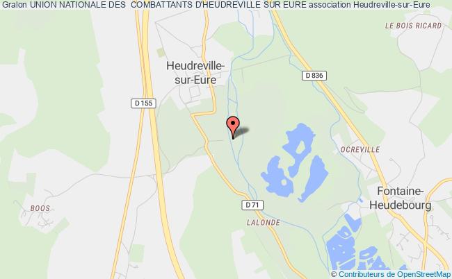 plan association Union Nationale Des  Combattants D'heudreville Sur Eure Heudreville-sur-Eure