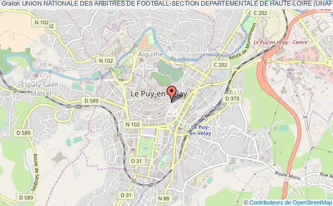 plan association Union Nationale Des Arbitres De Football-section Departementale De Haute-loire (unaf 43) Le Puy-en-Velay