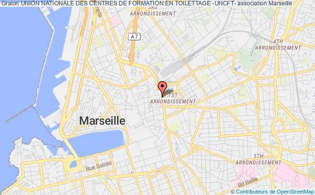 plan association Union Nationale Des Centres De Formation En Toilettage -uncft- Marseille