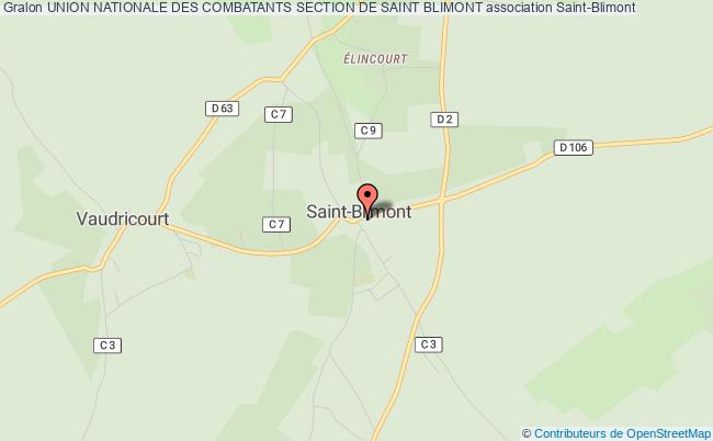 plan association Union Nationale Des Combatants Section De Saint Blimont Saint-Blimont