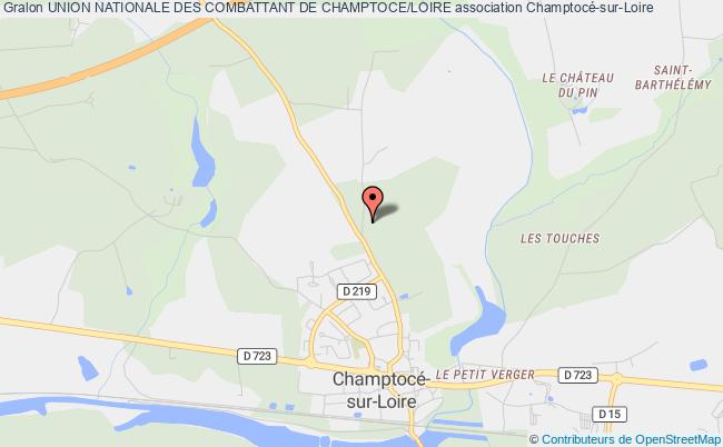 plan association Union Nationale Des Combattant De Champtoce/loire Champtocé-sur-Loire