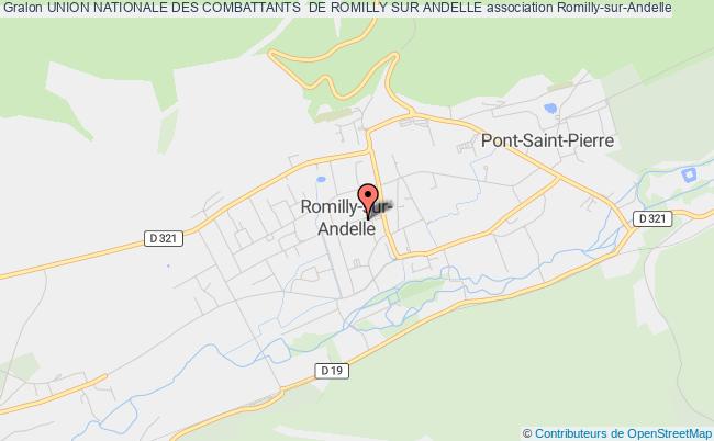 plan association Union Nationale Des Combattants  De Romilly Sur Andelle Romilly-sur-Andelle