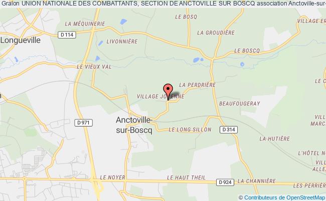 plan association Union Nationale Des Combattants, Section De Anctoville Sur Boscq Anctoville-sur-Boscq