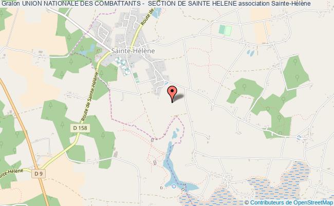 plan association Union Nationale Des Combattants -  Section De Sainte Helene Sainte-Hélène