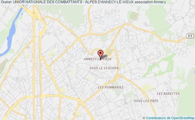 UNION NATIONALE DES COMBATTANTS - ALPES D'ANNECY-LE-VIEUX