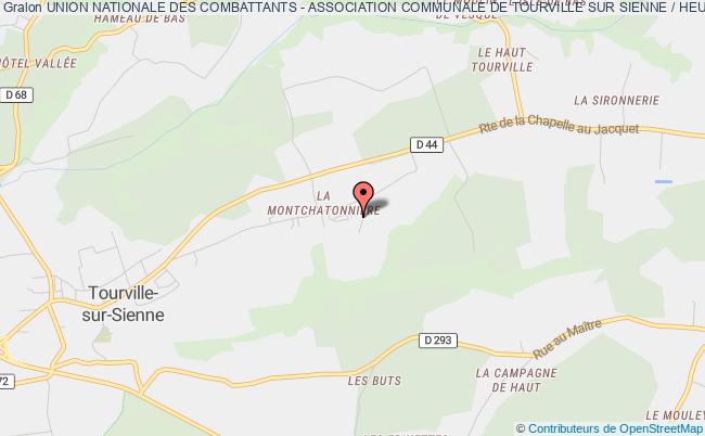 plan association Union Nationale Des Combattants - Association Communale De Tourville Sur Sienne / Heugueville Sur Sienne Tourville-sur-Sienne