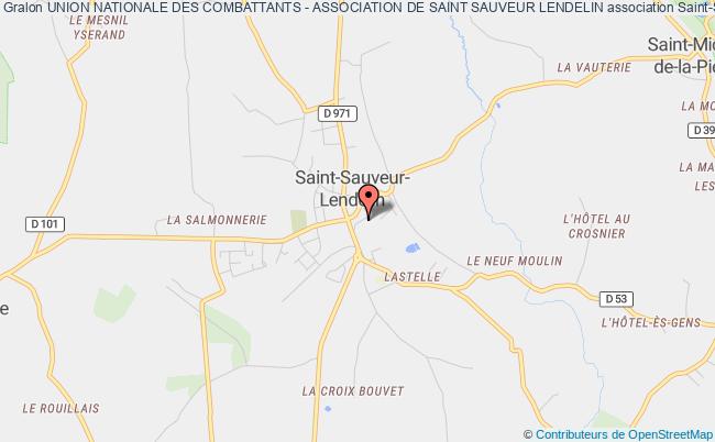 plan association Union Nationale Des Combattants - Association De Saint Sauveur Lendelin SAINT SAUVEUR VILLAGES