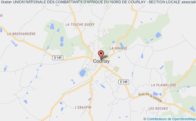 plan association Union Nationale Des Combattants D'afrique Du Nord De Courlay - Section Locale Courlay
