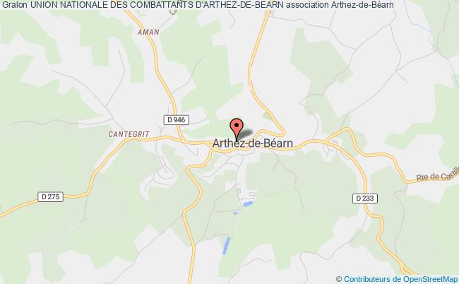 plan association Union Nationale Des Combattants D'arthez-de-bearn Arthez-de-Béarn