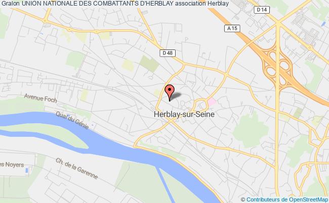 plan association Union Nationale Des Combattants D'herblay Herblay-sur-Seine