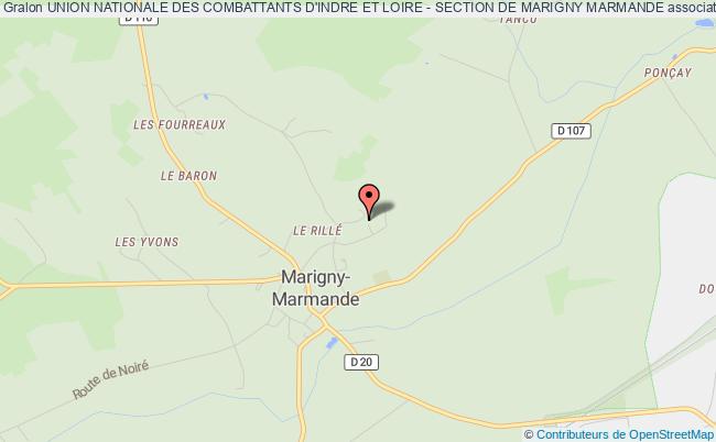 plan association Union Nationale Des Combattants D'indre Et Loire - Section De Marigny Marmande Marigny-Marmande