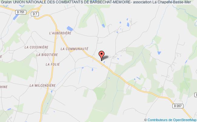 plan association Union Nationale Des Combattants De Barbechat-memoire- Divatte-sur-Loire