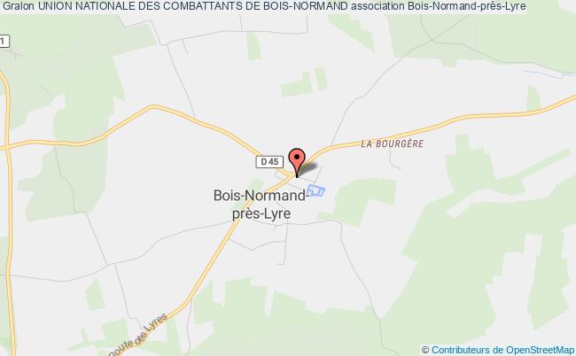 plan association Union Nationale Des Combattants De Bois-normand Bois-Normand-près-Lyre