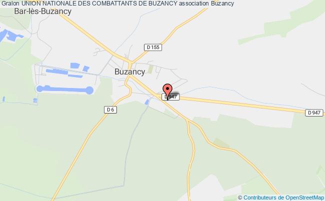 plan association Union Nationale Des Combattants De Buzancy Buzancy