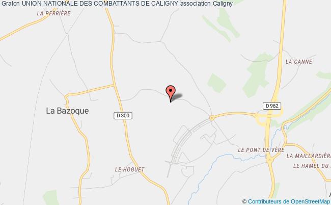 plan association Union Nationale Des Combattants De Caligny Caligny