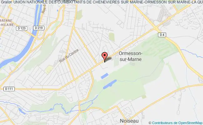 plan association Union Nationale Des Combattants De Chenevieres Sur Marne-ormesson Sur Marne-la Queue En Brie -204 Ormesson-sur-Marne