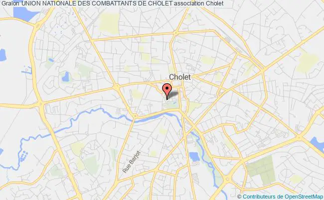 plan association Union Nationale Des Combattants De Cholet Cholet