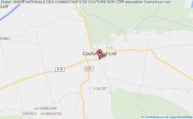 plan association Union Nationale Des Combattants De Couture Sur Loir Couture-sur-Loir