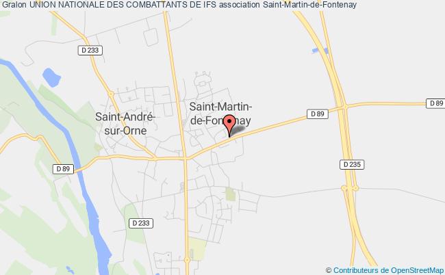 plan association Union Nationale Des Combattants De Ifs Saint-Martin-de-Fontenay