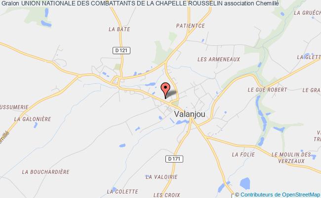 plan association Union Nationale Des Combattants De La Chapelle Rousselin Chemillé-en-Anjou