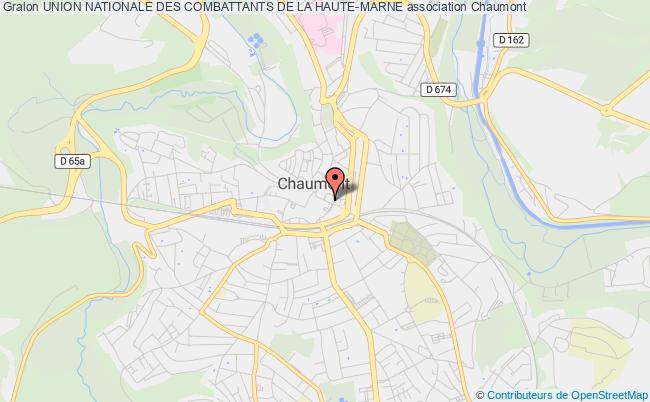 plan association Union Nationale Des Combattants De La Haute-marne Chaumont