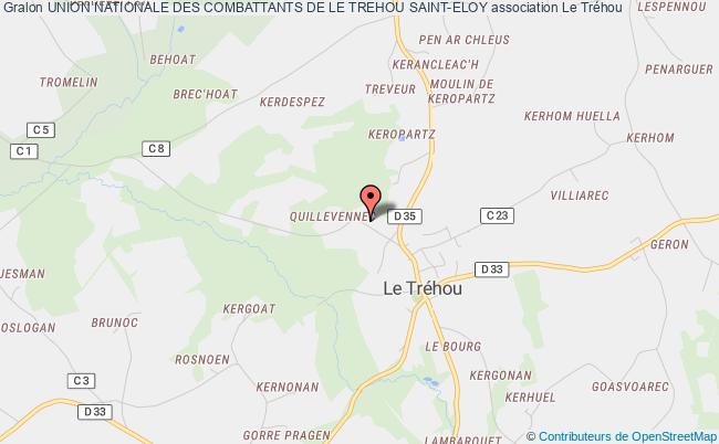 plan association Union Nationale Des Combattants De Le Trehou Saint-eloy Le    Tréhou