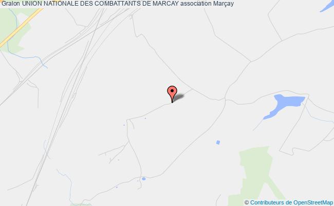 plan association Union Nationale Des Combattants De Marcay Marçay