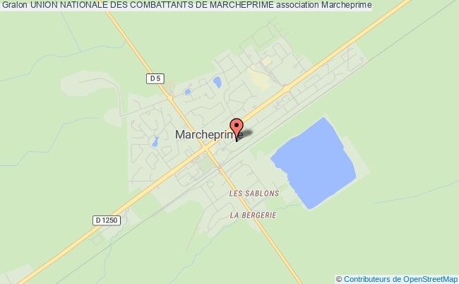 plan association Union Nationale Des Combattants De Marcheprime Marcheprime