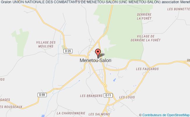 plan association Union Nationale Des Combattants De Menetou-salon (unc Menetou-salon) Menetou-Salon