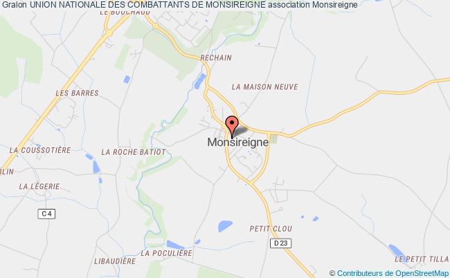 plan association Union Nationale Des Combattants De Monsireigne Monsireigne