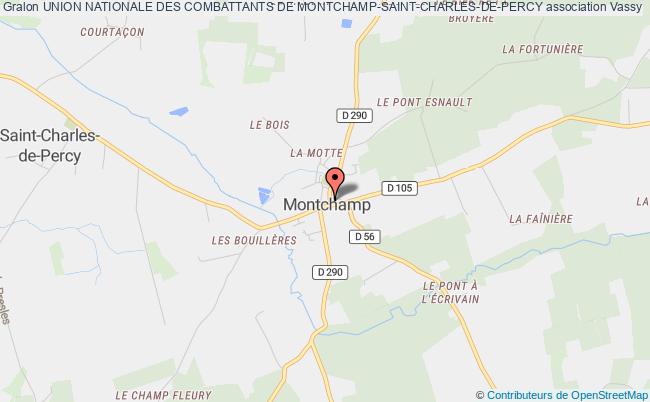 plan association Union Nationale Des Combattants De Montchamp-saint-charles-de-percy Montchamp