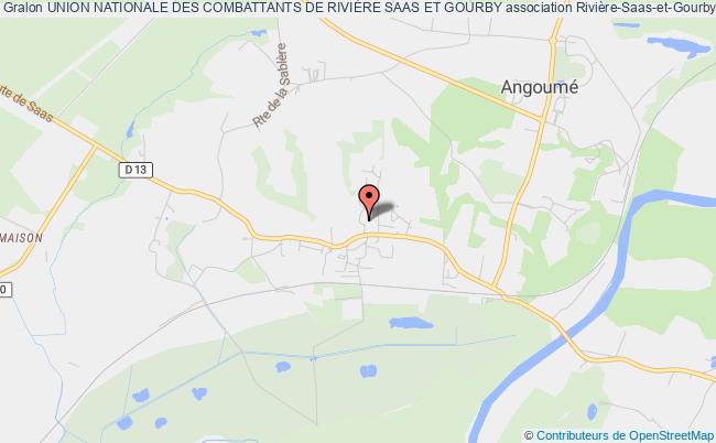 plan association Union Nationale Des Combattants De RiviÈre Saas Et Gourby Rivière-Saas-et-Gourby