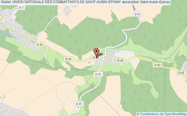 plan association Union Nationale Des Combattants De Saint-aubin-Épinay Saint-Aubin-Épinay